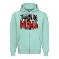 Seafoam t ball mama Zipper Hoodie - Zillion Design Studio