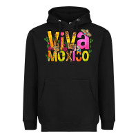 Black viva mexico long live mexico Heavyweight Hoodie - FaDigitalArtStudio