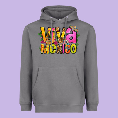 Viva Mexico Long Live Mexico Heavyweight Hoodie Designed By Fadigitalartstudio