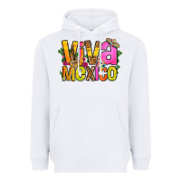 White viva mexico long live mexico Heavyweight Hoodie - FaDigitalArtStudio