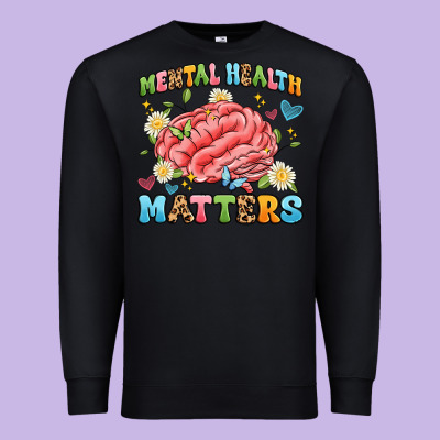Mental Health Matters Premium Sweatshirt Designed By Artiststas