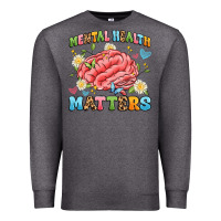Charcoal Heather mental health matters Premium Sweatshirt - Artiststas