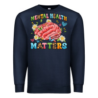 Navy mental health matters Premium Sweatshirt - Artiststas
