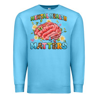 Ocean Blue mental health matters Premium Sweatshirt - Artiststas