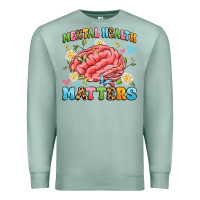 Seafoam mental health matters Premium Sweatshirt - Artiststas
