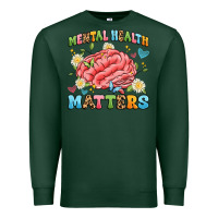 Sports Green mental health matters Premium Sweatshirt - Artiststas