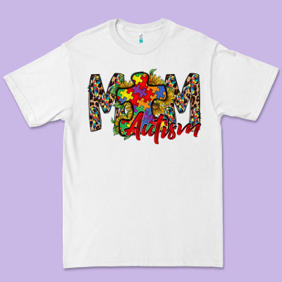 Mom Autism 2 Premium Tee Designed By Racoondesign