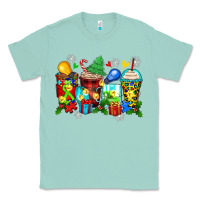 Seafoam autism christmas coffee cups Classic Tee - Zillion Design Studio