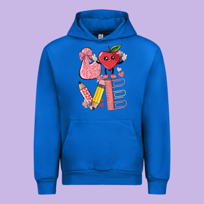 Love Teacher Urban Hoodie Designed By Maliassmallbusiness
