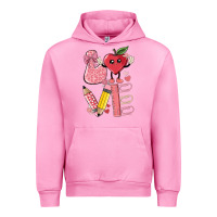 Fuchsia Pink love teacher Urban Hoodie - MaliasSmallBusiness