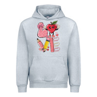 Heather Grey love teacher Urban Hoodie - MaliasSmallBusiness