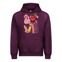 Mauve Wine love teacher Urban Hoodie - MaliasSmallBusiness