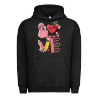 Pigment Black love teacher Urban Hoodie - MaliasSmallBusiness