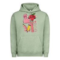 Pigment Oil Green love teacher Urban Hoodie - MaliasSmallBusiness