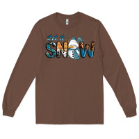Chestnut Let It Snow Snowman Long Sleeve Tee - RanaPortraitStore