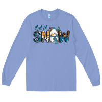 Colony Blue Let It Snow Snowman Long Sleeve Tee - RanaPortraitStore