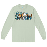 Matcha Let It Snow Snowman Long Sleeve Tee - RanaPortraitStore