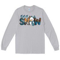 Moon Dust Let It Snow Snowman Long Sleeve Tee - RanaPortraitStore