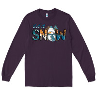 Plum Let It Snow Snowman Long Sleeve Tee - RanaPortraitStore