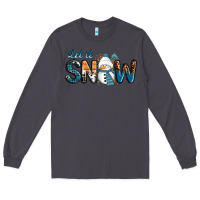 Smoke Let It Snow Snowman Long Sleeve Tee - RanaPortraitStore