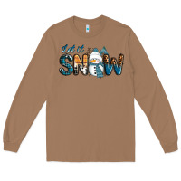 Toasted Coconut Let It Snow Snowman Long Sleeve Tee - RanaPortraitStore