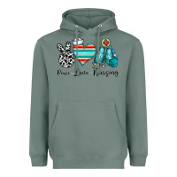 Sage peace love nursing Heavyweight Hoodie - CowhideDigitalArt