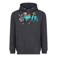 Smoke peace love nursing Heavyweight Hoodie - CowhideDigitalArt