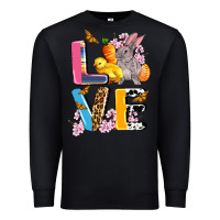 Black love easter Premium Sweatshirt - AdoDesignShop