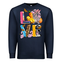Navy love easter Premium Sweatshirt - AdoDesignShop