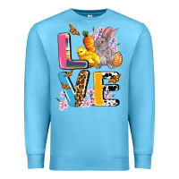Ocean Blue love easter Premium Sweatshirt - AdoDesignShop