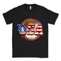 Black land of the free usa because of the brave billie w Classic Tee - texasbilliewilder