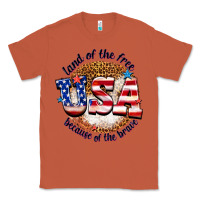 Copper land of the free usa because of the brave billie w Classic Tee - texasbilliewilder