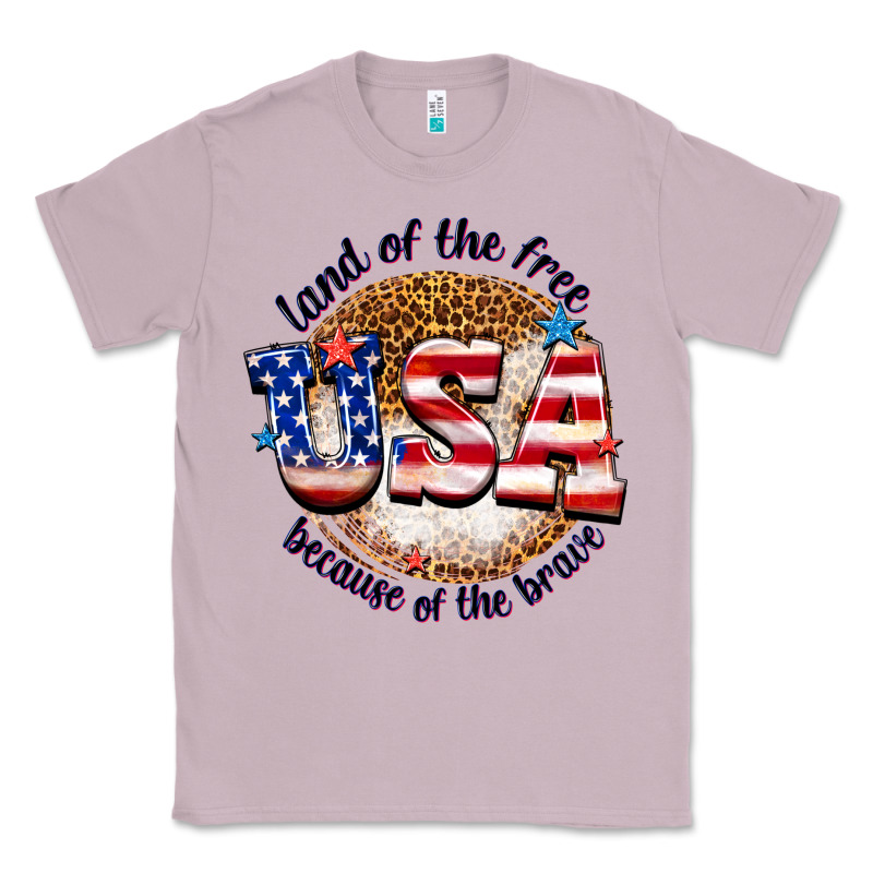 Land Of The Free Usa Because Of The Brave Billie W Classic Tee by texasbilliewilder | Teevron