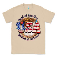 Mushroom land of the free usa because of the brave billie w Classic Tee - texasbilliewilder