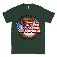 Sports Green land of the free usa because of the brave billie w Classic Tee - texasbilliewilder