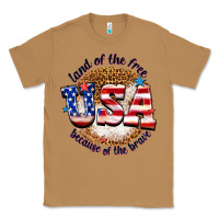 Toasted Coconut land of the free usa because of the brave billie w Classic Tee - texasbilliewilder