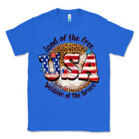 True Royal land of the free usa because of the brave billie w Classic Tee - texasbilliewilder