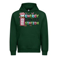Forest Green energy coffee fuel station Urban Hoodie - MaliasSmallBusiness