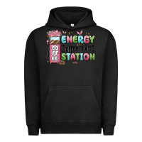 Pigment Black energy coffee fuel station Urban Hoodie - MaliasSmallBusiness