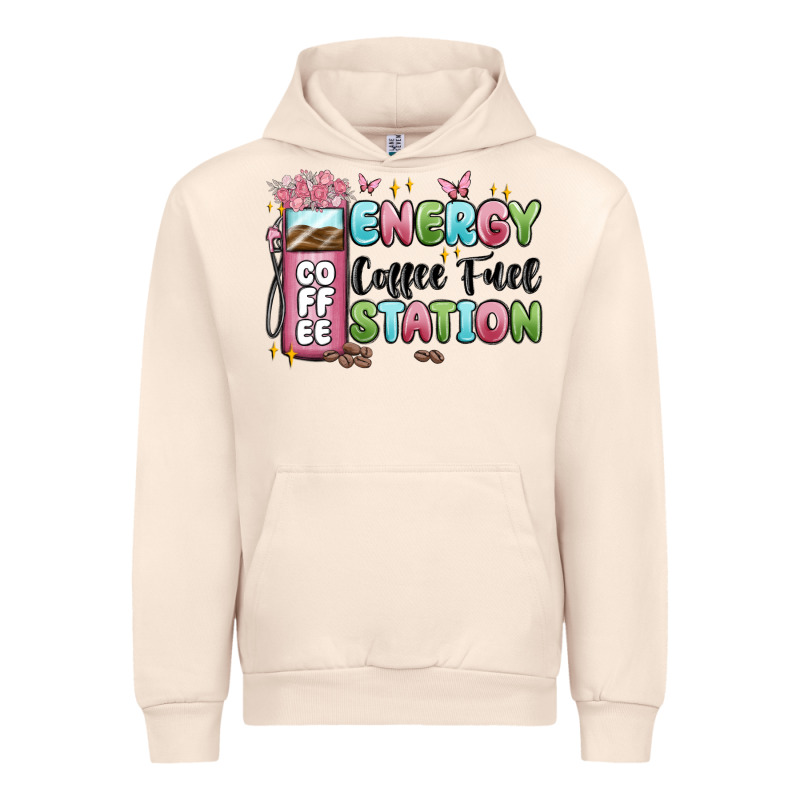Energy Coffee Fuel Station Urban Hoodie by MaliasSmallBusiness | Teevron