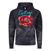 Cloud Black call me roses and pink telephone Vintage Hoodie - AdoDesignShop