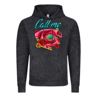 Vintage Black call me roses and pink telephone Vintage Hoodie - AdoDesignShop