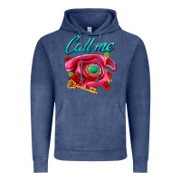 Vintage Denim call me roses and pink telephone Vintage Hoodie - AdoDesignShop