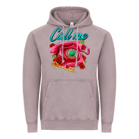 Vintage Zinc call me roses and pink telephone Vintage Hoodie - AdoDesignShop