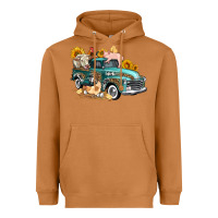 Meerkat western farm truck coop animals farm animals Heavyweight Hoodie - FaDigitalArtStudio