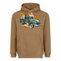 Toasted Coconut western farm truck coop animals farm animals Heavyweight Hoodie - FaDigitalArtStudio