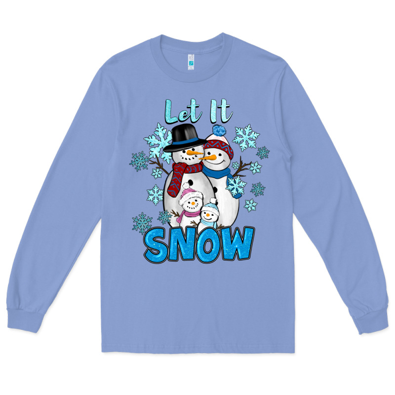 Let It Snow Long Sleeve Tee by RanaPortraitStore | Teevron