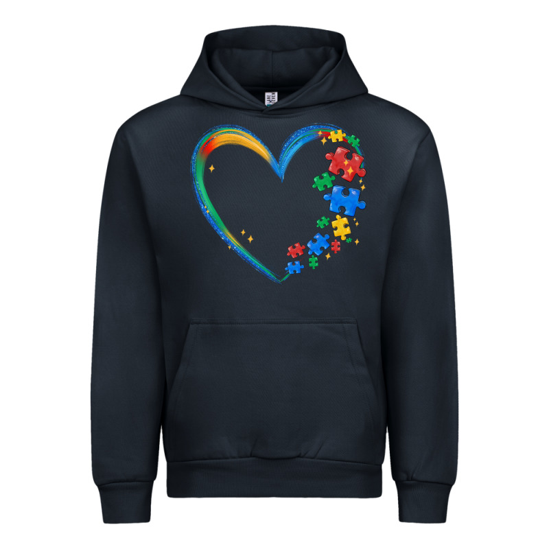 Autism Heart Urban Hoodie by MaliasSmallBusiness | Teevron