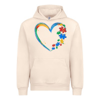 Sandshell autism heart Urban Hoodie - MaliasSmallBusiness