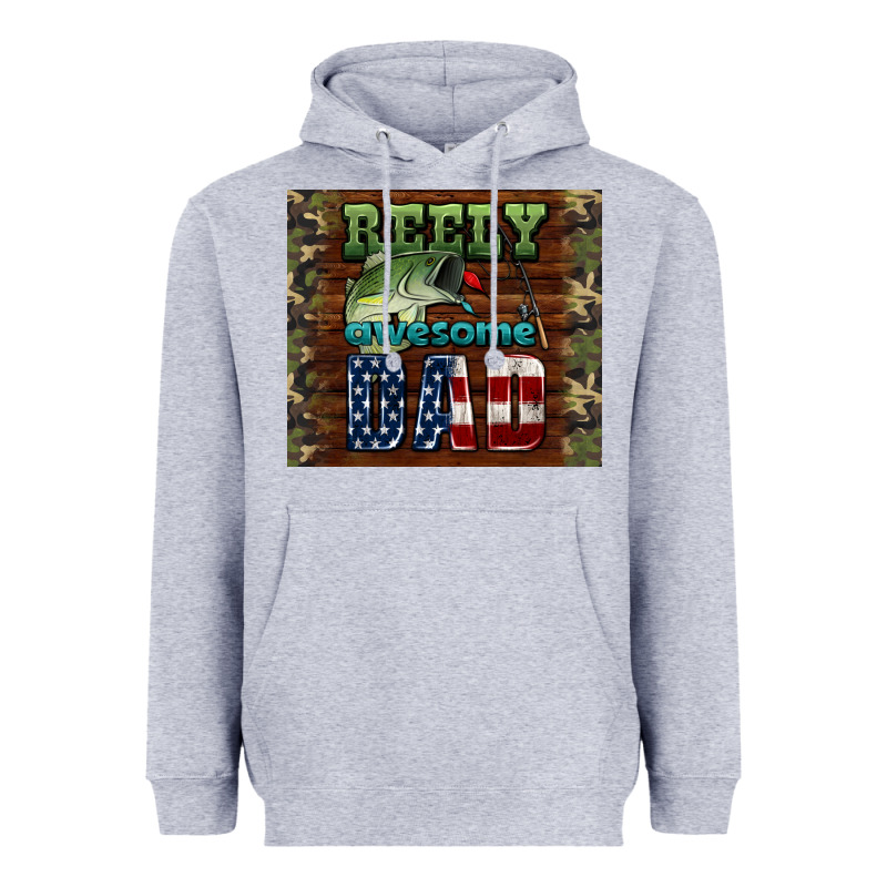 Reely Awesome Dad Heavyweight Hoodie by HRA Design Shop | Teevron